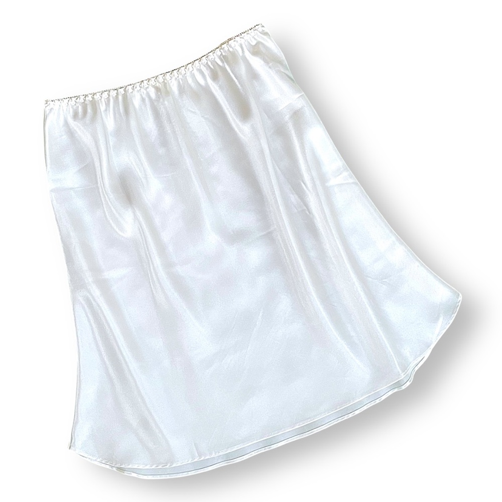White Half Slip Skirt for Women - Classic Underskirt